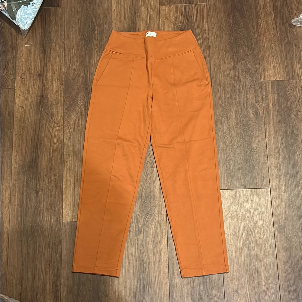 Lou & Grey Orange High-Waisted Trousers